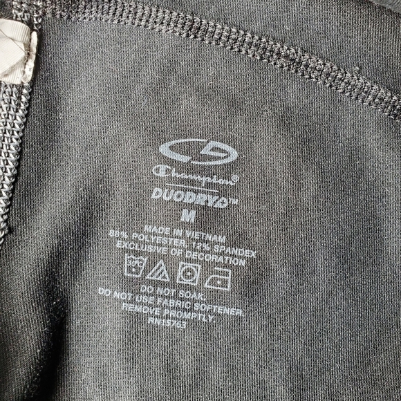 C9 by Champion Black DuoDry Criss-Cross Cutout Women's Size Medium Leggings EUC - Picture 2 of 11